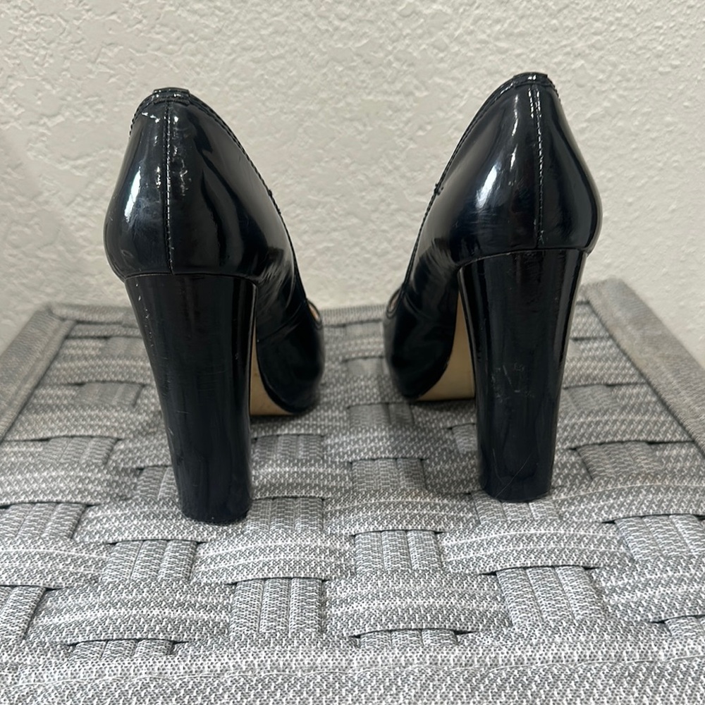 Michael Kors Glossy Black Heels - Picture 4 of 5